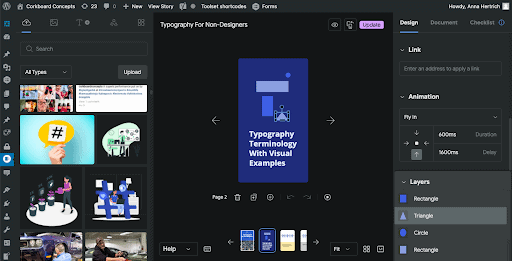 Choosing a visual editor for a Google Web Story