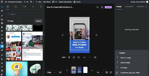 Finding the visual assets for the Google Web Story